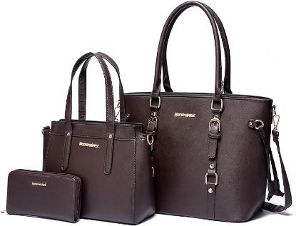 Picture of 1Montana West 3PCS Purses for Women Tote Purse and Wallet Set Shoulder Satchel Bags